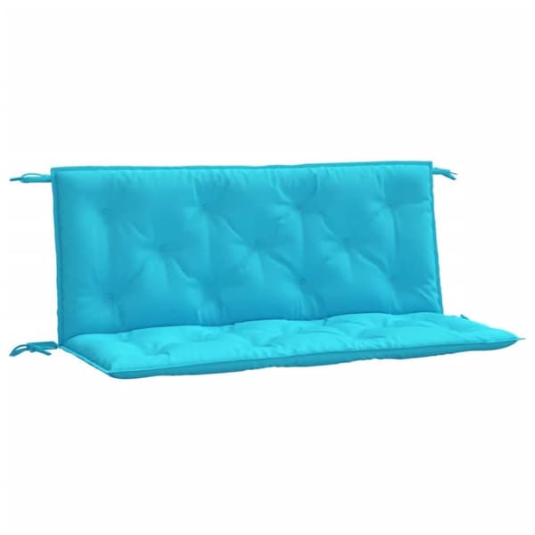 vidaXL Bänkdynor 2 st turkos 120x50x7 cm tyg