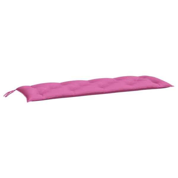 vidaXL Bänkdynor 2 st rosa 150x50x7 cm tyg