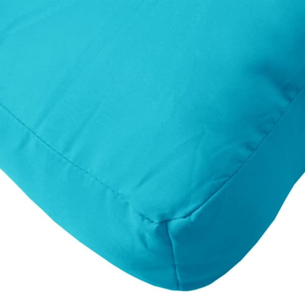 vidaXL Dynor till pallsoffa 2 st turkos Oxford-tyg