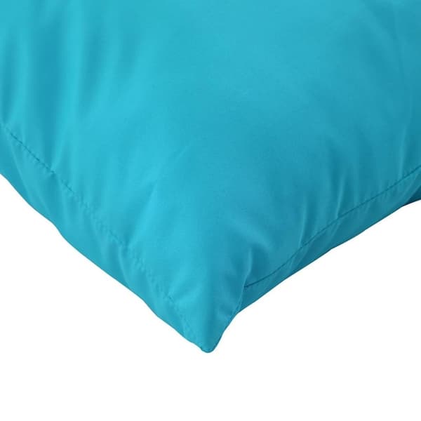 vidaXL Dynor till pallsoffa 2 st turkos Oxford-tyg