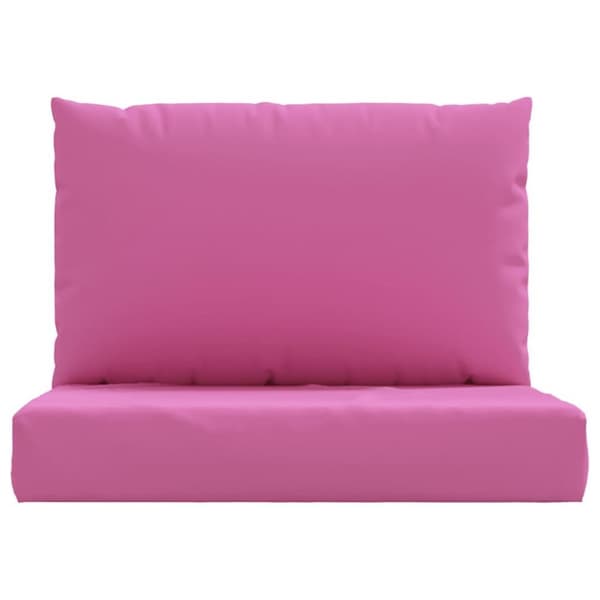 vidaXL Dynor till pallsoffa 2 st rosa Oxford-tyg