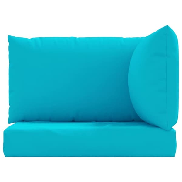 vidaXL Dynor till pallsoffa 3 st turkos Oxford-tyg