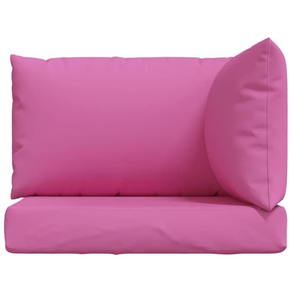 vidaXL Dynor till pallsoffa 3 st rosa Oxford-tyg