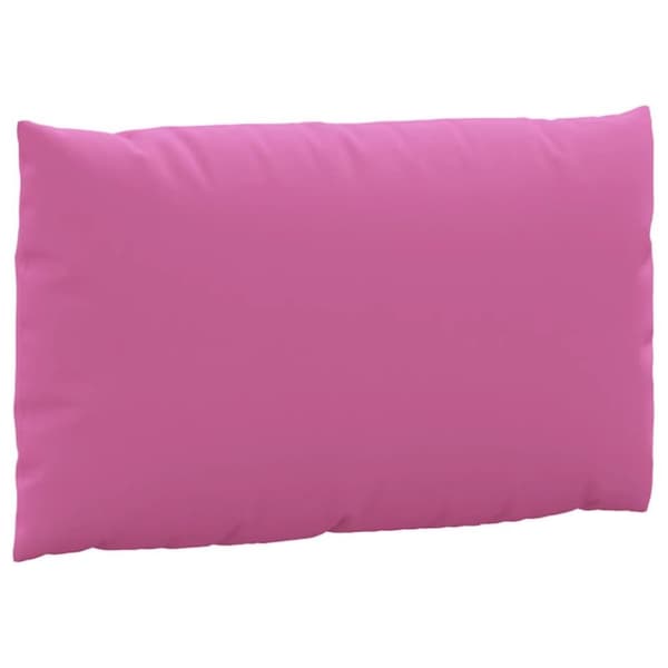 vidaXL Dynor till pallsoffa 3 st rosa Oxford-tyg