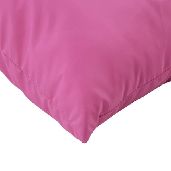 vidaXL Dynor till pallsoffa 3 st rosa Oxford-tyg