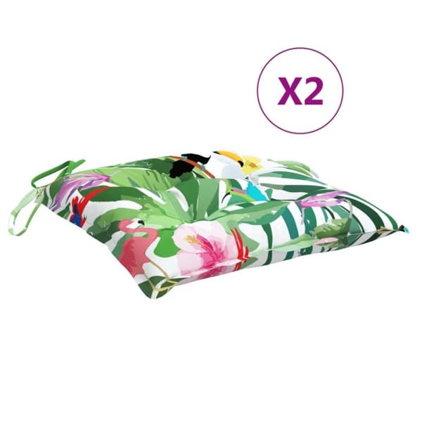 vidaXL stolehynder 2 stk. 540x40x7 cm stof flerfarvet