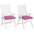 Miniatyrbillede 3 af 8: vidaXL stolehynder 2 stk. 50x50x7 cm oxfordstof pink