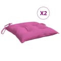 Miniatyrbillede 1 af 8: vidaXL stolehynder 6 stk. 50x50x7 cm oxfordstof pink