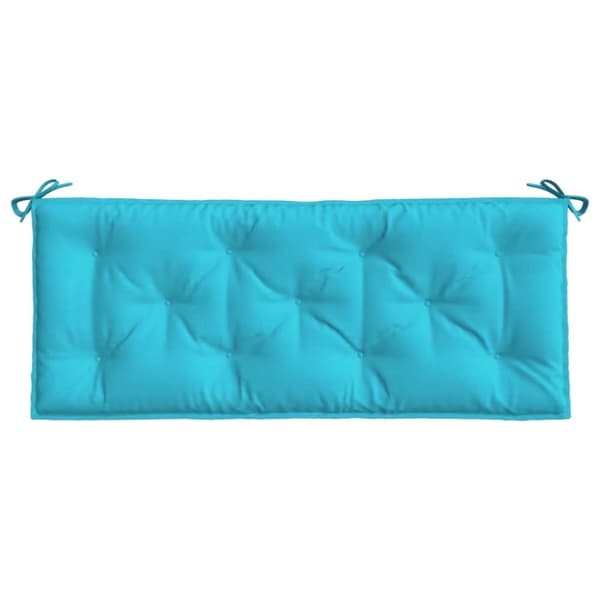 vidaXL hynde til havebænk 120x50x7 cm stof turkis