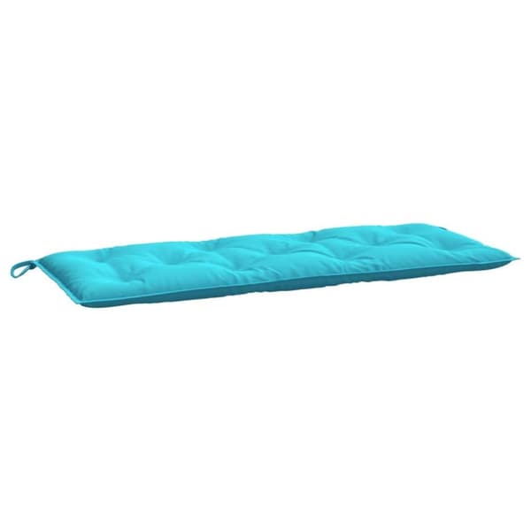 vidaXL hynder til havebænk 2 stk. 120x50x7 cm stof turkis