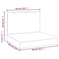 Miniatyrbillede 10 af 10: vidaXL pallehynder 2 stk. oxfordstof pink