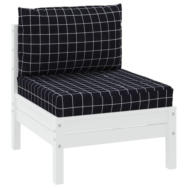 vidaXL pallehynder 2 stk. oxfordstof ternet sort