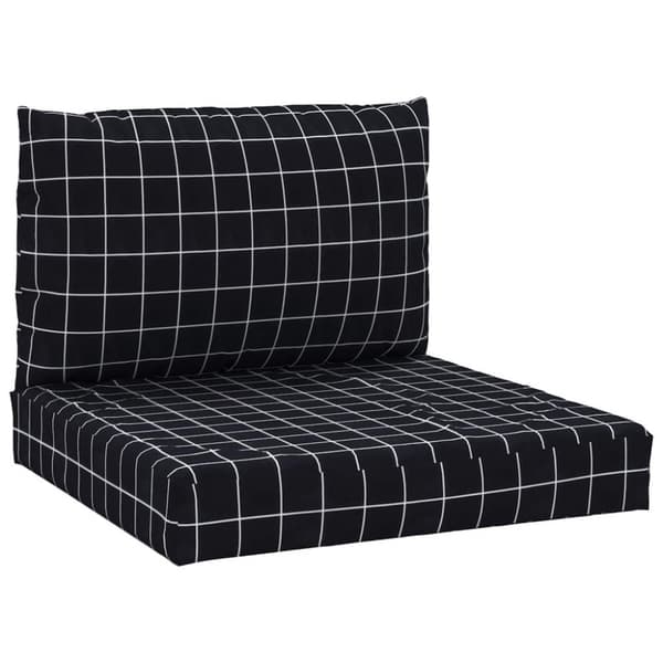 vidaXL pallehynder 2 stk. oxfordstof ternet sort