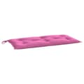 Miniatyrbillede 4 af 7: vidaXL hynde til havebænk 110x50x7 cm stof pink