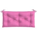 Miniatyrbillede 1 af 7: vidaXL hynde til havebænk 110x50x7 cm stof pink