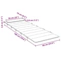 Miniatyrbillede 10 af 10: vidaXL hynde til liggestol 180x60x3 oxfordstof beige