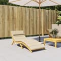 Miniatyrbillede 2 af 10: vidaXL hynde til liggestol 180x60x3 oxfordstof beige