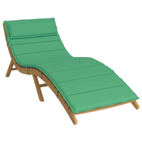 vidaXL Dyna till solsäng grön 180x60x3 cm oxfordtyg