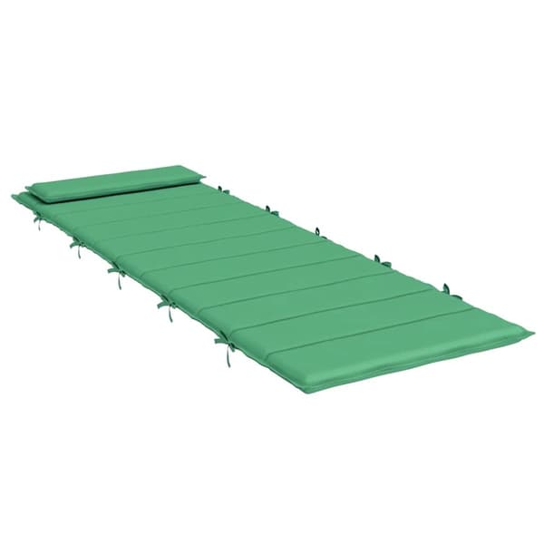 vidaXL Dyna till solsäng grön 180x60x3 cm oxfordtyg