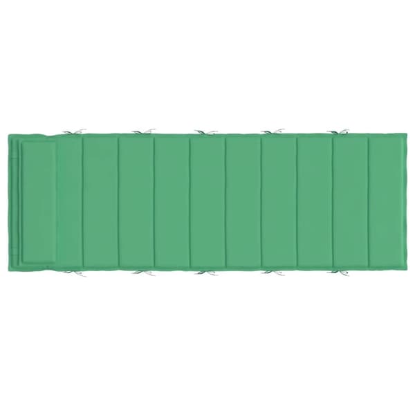 vidaXL Dyna till solsäng grön 180x60x3 cm oxfordtyg