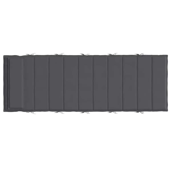 vidaXL Dyna till solsäng antracit 180x60x3 cm oxfordtyg