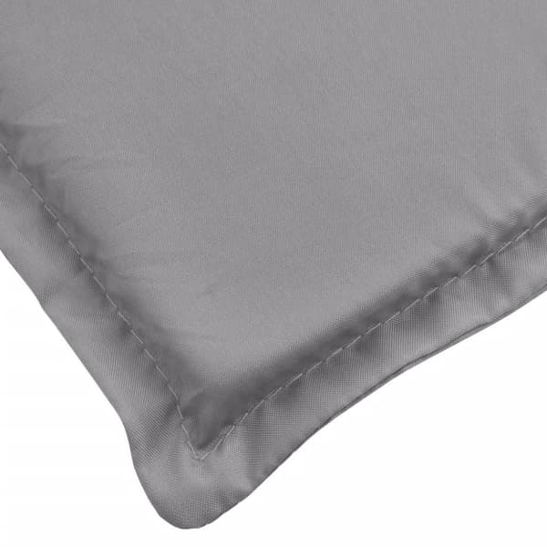 vidaXL Dyna till solsäng grå 180x60x3 cm oxfordtyg