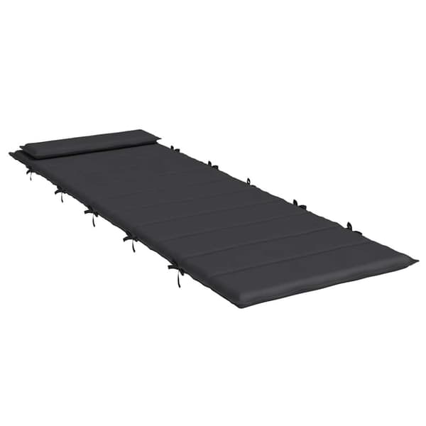 vidaXL Dyna till solsäng svart 180x60x3 cm oxfordtyg