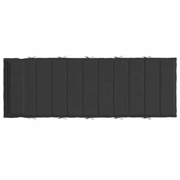 vidaXL Dyna till solsäng svart 180x60x3 cm oxfordtyg