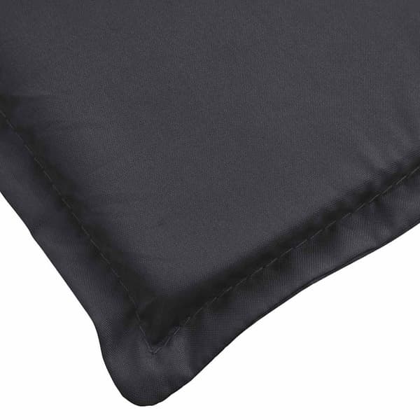 vidaXL Dyna till solsäng svart 180x60x3 cm oxfordtyg