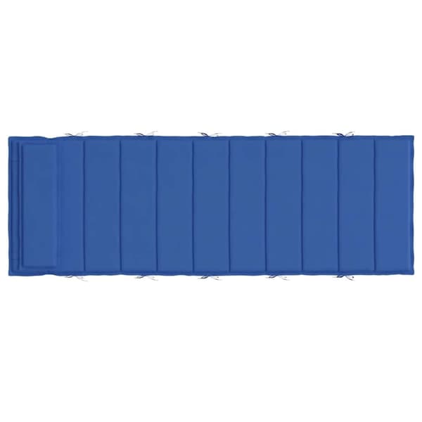 vidaXL Dyna till solsäng kungsblå 180x60x3 cm oxfordtyg