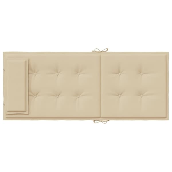 vidaXL stolehynder m. høj ryg 6 stk. oxfordstof beige