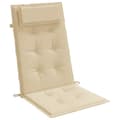 Miniatyrbillede 3 af 9: vidaXL stolehynder m. høj ryg 4 stk. oxfordstof beige