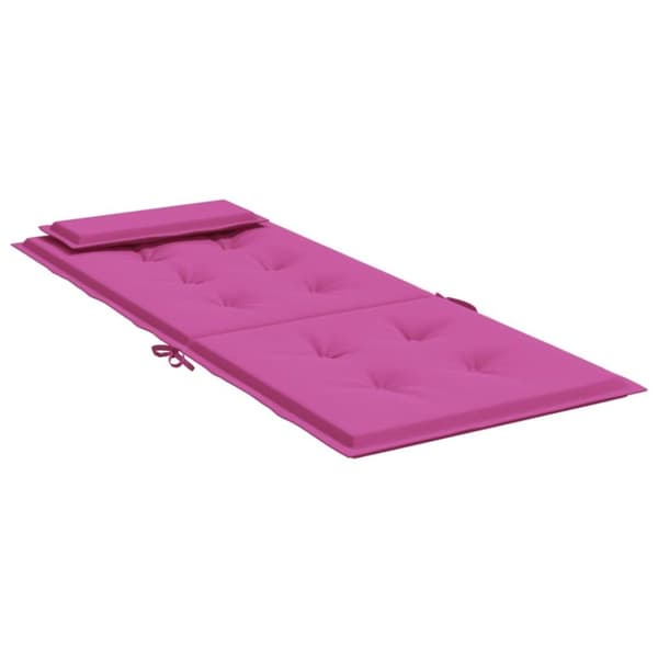 vidaXL stolehynder m. høj ryg 2 stk. oxfordstof pink