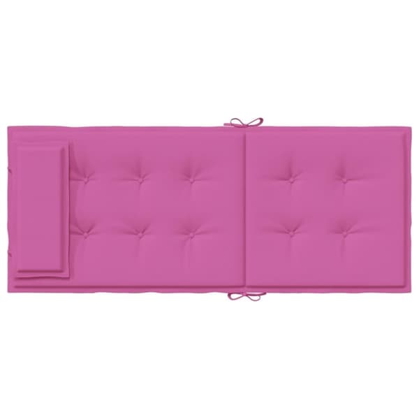 vidaXL stolehynder m. høj ryg 2 stk. oxfordstof pink