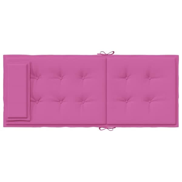 vidaXL stolehynder m. høj ryg 2 stk. oxfordstof pink