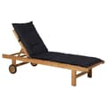 Miniatyrbillede 4 af 5: Madison hynde til liggestol Basic 200x60 cm sort