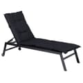 Miniatyrbillede 2 af 5: Madison hynde til liggestol Basic 200x60 cm sort