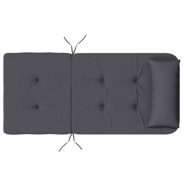 vidaXL Solstolsdynor 2 st antracit oxfordtyg