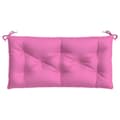 Miniatyrbillede 5 af 8: vidaXL hynder til havebænk 2 stk. 2 stk. 100x50x7 cm stof pink