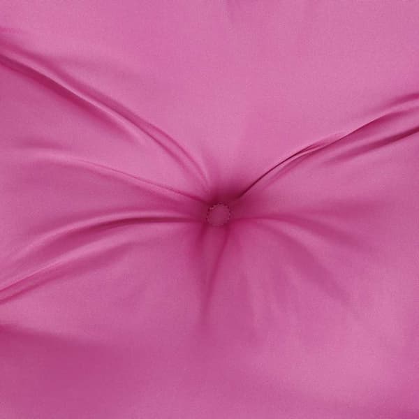 vidaXL hynder til havebænk 2 stk. 2 stk. 100x50x7 cm stof pink