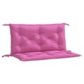 Miniatyrbillede 2 af 8: vidaXL hynder til havebænk 2 stk. 2 stk. 100x50x7 cm stof pink