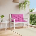 Miniatyrbillede 1 af 8: vidaXL hynder til havebænk 2 stk. 2 stk. 100x50x7 cm stof pink