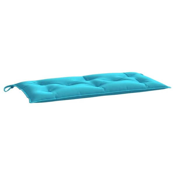 vidaXL hynder til havebænk 2 stk. 2 stk. 100x50x7 cm stof turkis
