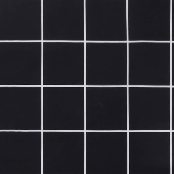 vidaXL Bänkdynor 2st svartrutig 120x50x7 cm tyg