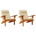 Miniatyrbillede 4 af 11: vidaXL hynder til Adirondack-stol 2 stk. oxfordstof beige