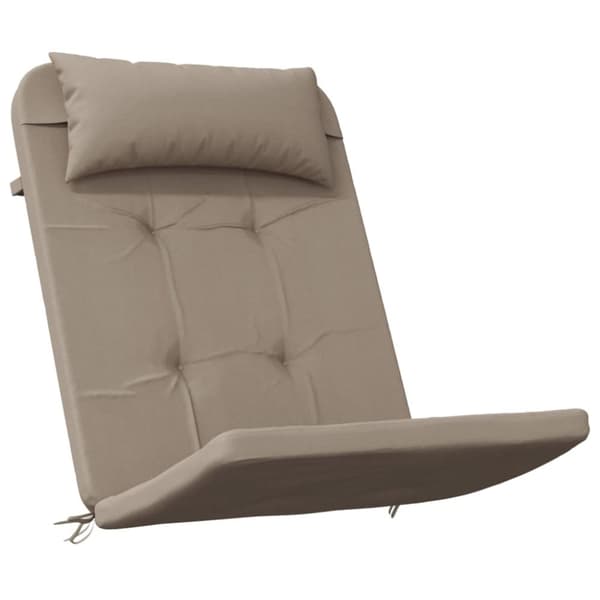 vidaXL Solstolsdynor 2 st taupe oxfordtyg