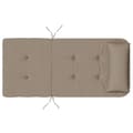 Miniatyrbild 8 av 11: vidaXL Solstolsdynor 2 st taupe oxfordtyg