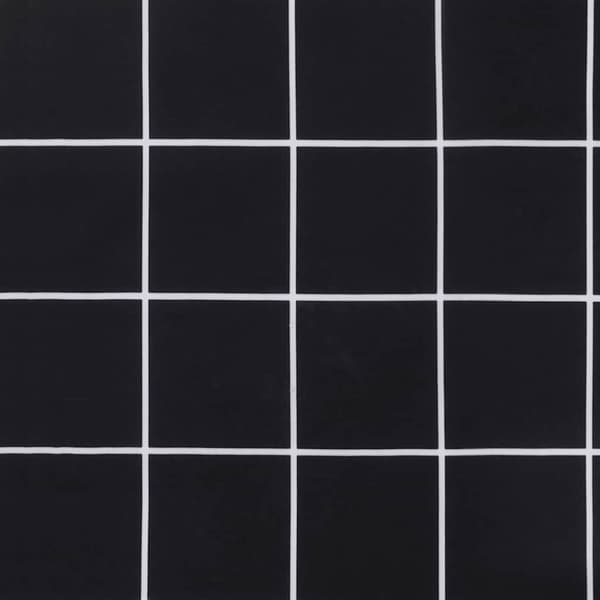 vidaXL hynde til havebænk 150x50x3 cm oxfordstof ternet sort