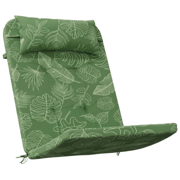 vidaXL Adirondack stolputer 2 stk bladmønster oxfordstoff