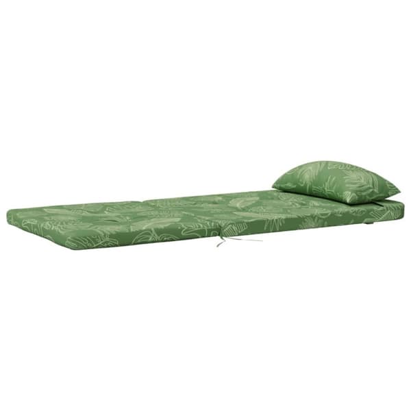 vidaXL Adirondack stolputer 2 stk bladmønster oxfordstoff